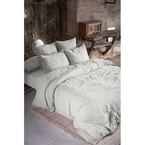 Taie D'oreiller Déco "gaïa" 80 X 80 Cm "gaze De Coton"