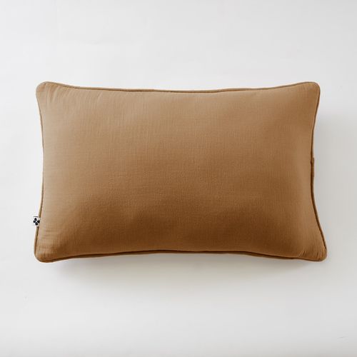 Coussin Déhoussable Avec Passepoil "gaïa" 40 X 60 Cm "gaze De Coton"