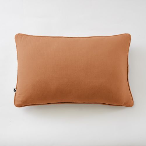 Coussin Déhoussable Avec Passepoil "gaïa" 40 X 60 Cm "gaze De Coton"