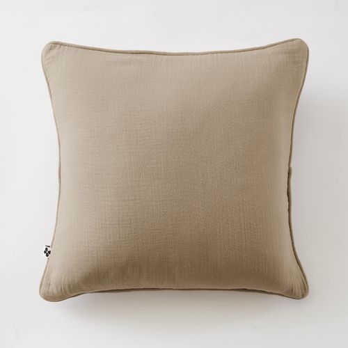 Coussin Déhoussable Avec Passepoil "gaïa" 45 X 45 Cm "gaze De Coton"
