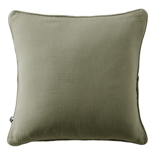 Coussin Déhoussable Avec Passepoil "gaïa" 45 X 45 Cm "gaze De Coton" L'effet Papillon