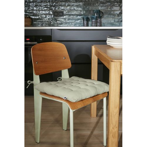 Assise Matelassée 16 Points "gaïa" 40 X 40 Cm "gaze De Coton"