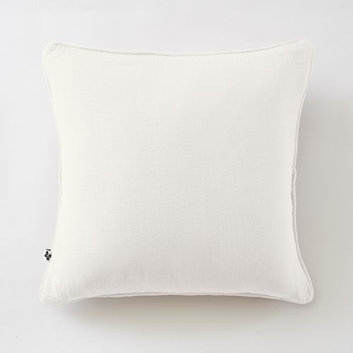 Coussin Déhoussable Avec Passepoil "gaïa" 45 X 45 Cm "gaze De Coton"