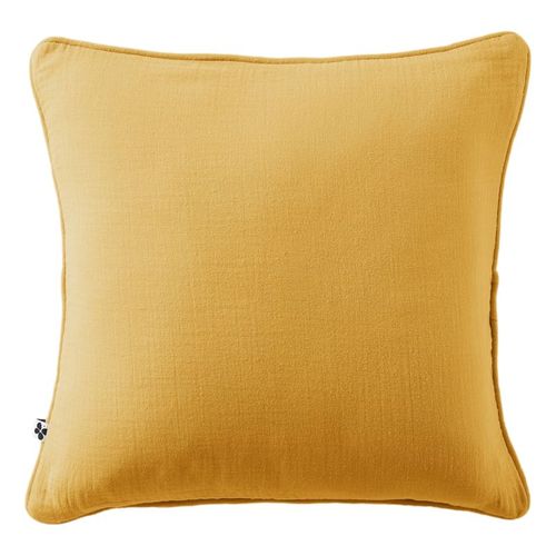 Coussin Déhoussable Avec Passepoil "gaïa" 45 X 45 Cm "gaze De Coton" L'effet Papillon
