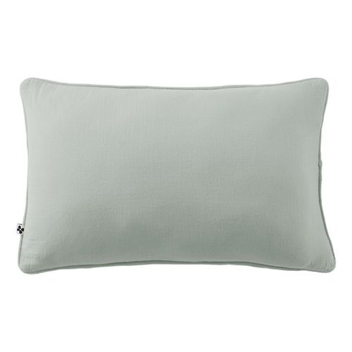 Coussin Déhoussable Avec Passepoil "gaïa" 40 X 60 Cm "gaze De Coton" L'effet Papillon