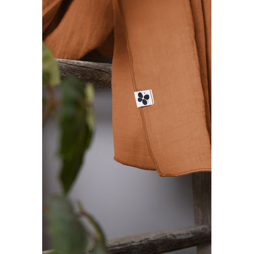 Rideau Ajustable + 8 Anneaux Pince "gaïa" 140 X 300 Cm "gaze De Coton"