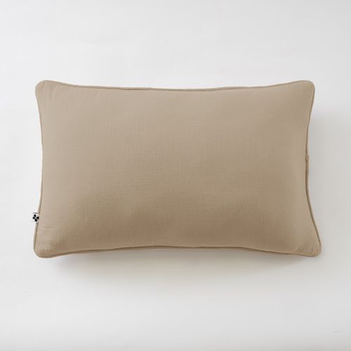 Coussin Déhoussable Avec Passepoil "gaïa" 40 X 60 Cm "gaze De Coton"