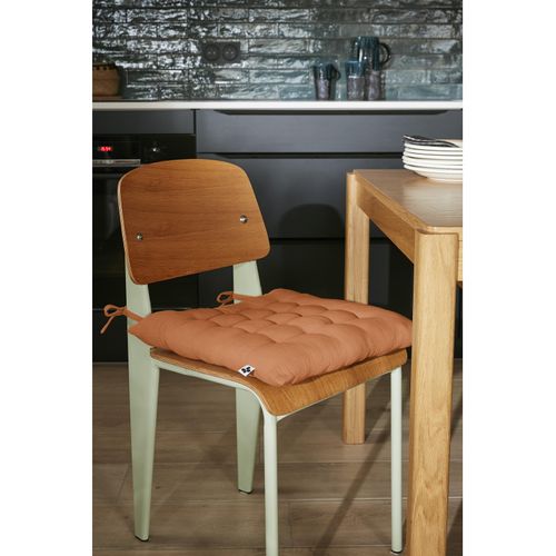 Assise Matelassée 16 Points "gaïa" 40 X 40 Cm "gaze De Coton"