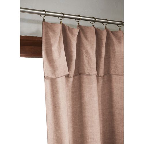 Rideau Ajustable + 8 Anneaux Pince 140 X 270 Cm "lysandre" Lyocel