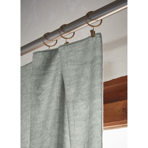 Rideau Ajustable + 8 Anneaux Pince 140 X 270 Cm "lysandre" Lyocel