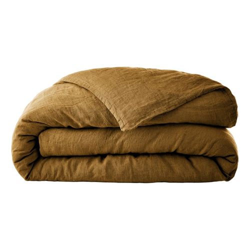 Housse De Couette "soline" - 200x200 Cm - Lin Lavé