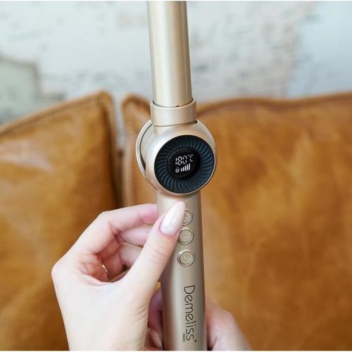 Fer à Boucler Saint Algue Demeliss Curl Power - Boucleur Pliant à 180° - 10 Températures - Écran Dig