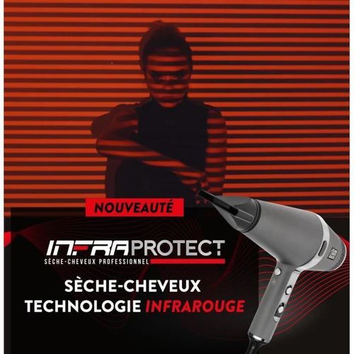 Seche-cheveux - Moteur Professionnel Ac - Brushing Et Boucles Rebondies - Technologie Infrarouge