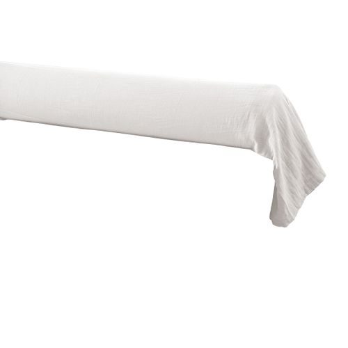 Taie De Traversin Gaze De Coton Gaïa – 85 X 185 Cm - Blanc