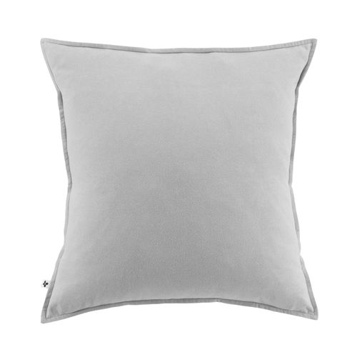 Taie D’oreiller 63 X 63 Cm – Flanelle Chaude – Collection Candice – Coloris Gris Chiné
