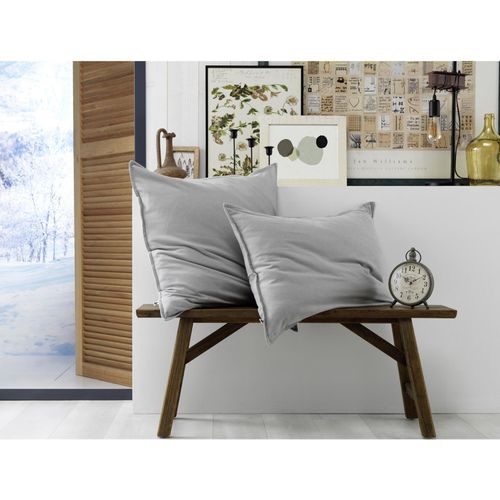 Taie D’oreiller 50 X 70 Cm – Flanelle Chaude – Candice Gris Chambré