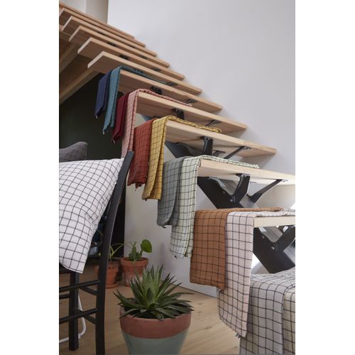 Taie D’oreiller 50 X 70 Cm – Gaze De Coton Tissée – Gaïa Mix – Guimauve