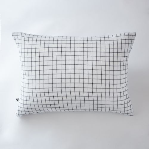 Taie D’oreiller 50 X 70 Cm – Gaze De Coton Tissée – Gaïa Mix – Blanc