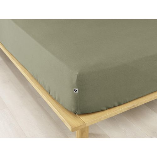 Drap-housse 2 Personnes 160 X 200 Cm – Flanelle Chaude – Bonnet 30 Cm – Candice Romarin