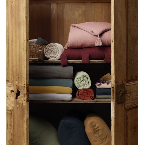 Taie D’oreiller 60 X 60 Cm – Double Gaze De Coton – Gaïa Pampa