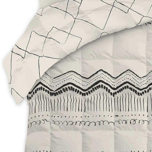 Couette Imprimée 140x200 Cm Avec Taie Coton Berbere