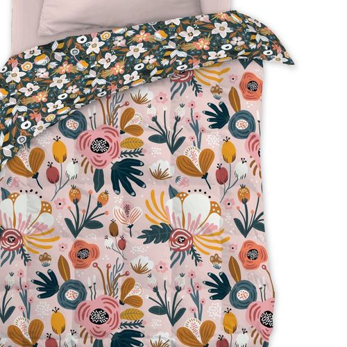 Couette Imprimée 140x200 Cm Avec Taie Coton Champetre