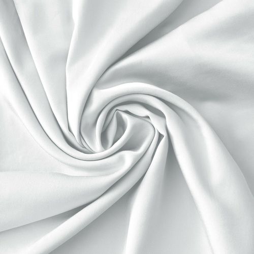 Drap Housse King Size 180 X 200 Cm En Satin De Bambou – Salomé Blanc – Bonnet 30 Cm