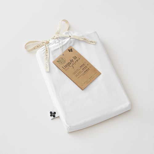 Taie D’oreiller 50 X 70 Cm – Satin De Bambou – Salomé Blanc