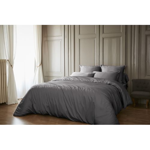 Taie De Traversin 85 X 185 Cm – Satin De Bambou – Salomé Granit