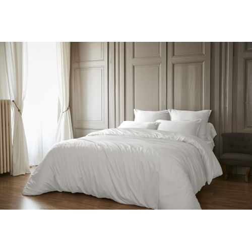 Taie De Traversin 85 X 185 Cm – Satin De Bambou – Salomé Blanc