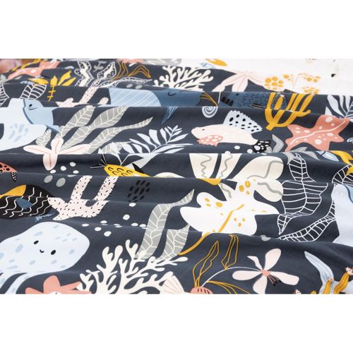 Housse De Couette + 2 Taies D'oreiller 240 X 220 Cm Coton 57 Fils Octopia