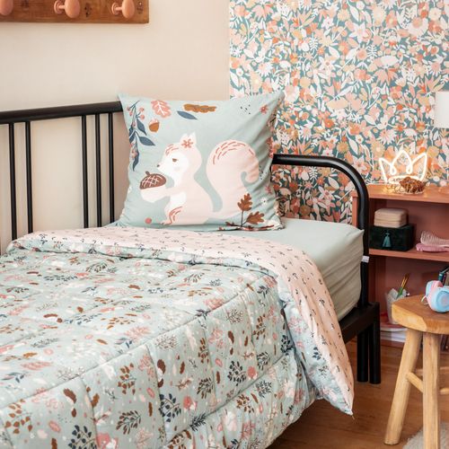 Couette Imprimée 220x240 Cm Avec Taies Coton Tamia