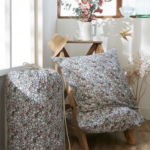 Couette Imprimée 240x260 Cm Avec Taies Coton Malia