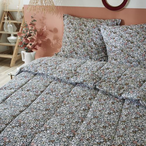 Couette Imprimée 240x260 Cm Avec Taies Coton Malia