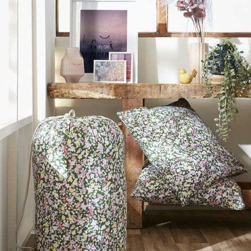 Couette Imprimée 220x240 Cm Avec Taies Coton Myosotis