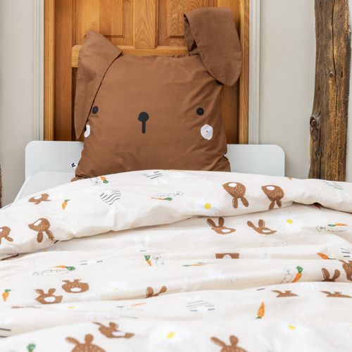 Parure De Lit 200x200 Cm Coton Pompon