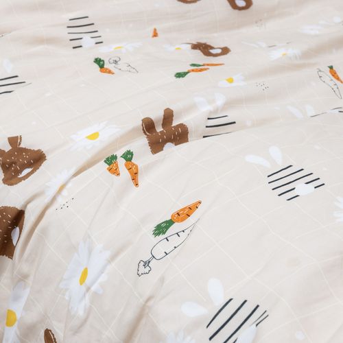 Parure De Lit 200x200 Cm Coton Pompon