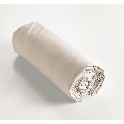 Drap Housse 200 X 200 Cm Coton 57 Fils Ambre Pampa Naturel