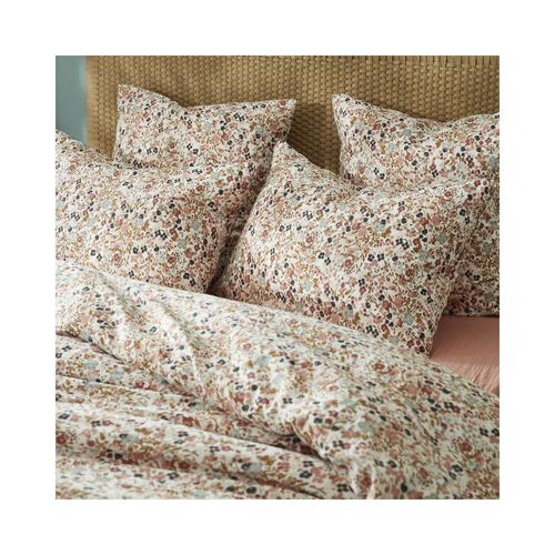 Taie D’oreiller 60 X 60 Cm – Double Gaze De Coton Imprimée Capucine Pampa