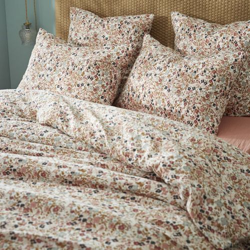 Taie D’oreiller 50 X 70 Cm – Double Gaze De Coton Imprimée Capucine Pampa