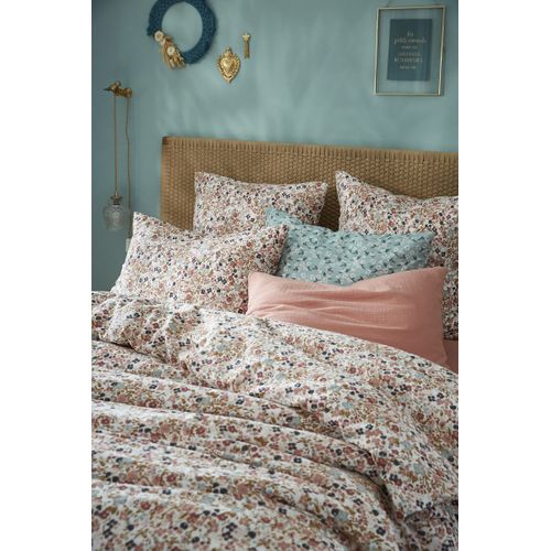 Taie D’oreiller 50 X 70 Cm – Double Gaze De Coton Imprimée Capucine Pampa