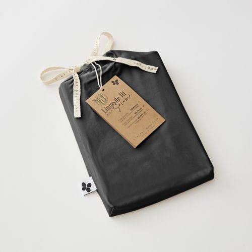 Taie D’oreiller 50 X 70 Cm – Satin De Bambou – Salomé Truffe