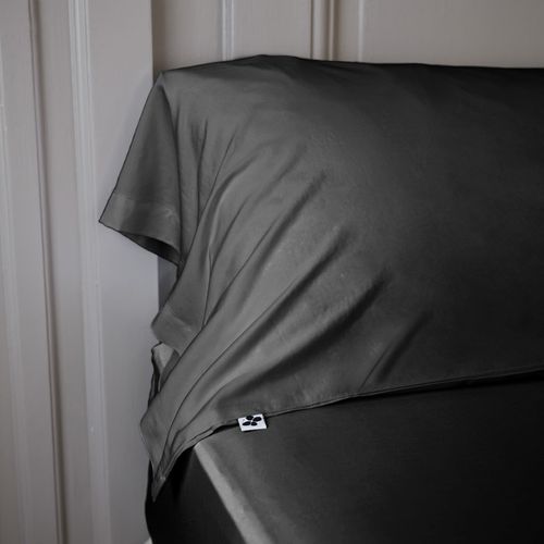 Taie De Traversin 85 X 185 Cm – Satin De Bambou – Salomé Truffe