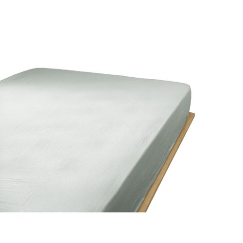 Drap-housse 180 X 200 Cm – Double Gaze De Coton 125 G/m² – Gaïa Eucalyptus