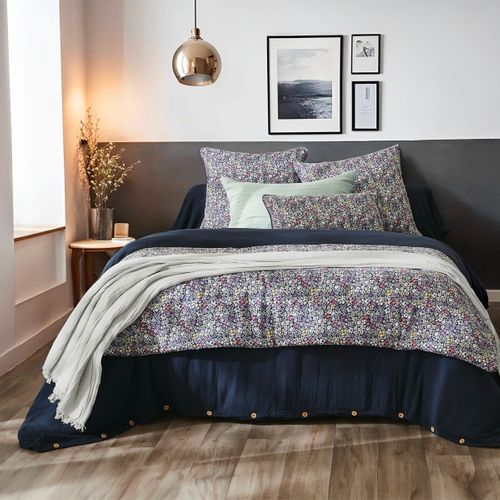 Coussin Déhoussable Avec Passepoil 40 X 60 Cm – Gaze De Coton Imprimée Malia