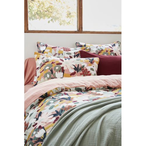 Taie D’oreiller 50 X 70 Cm – Gaze De Coton Imprimée Léane