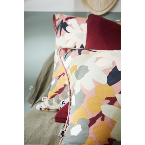 Taie D’oreiller 50 X 70 Cm – Gaze De Coton Imprimée Léane