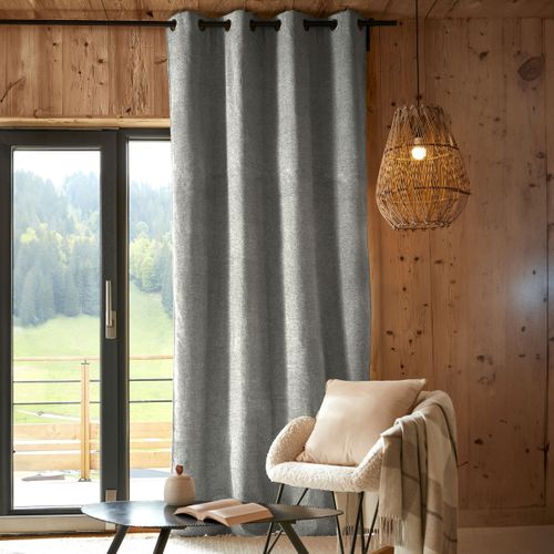 Rideau 140 X 240 Cm – Occultant Total et Thermique – Bjorn Gris