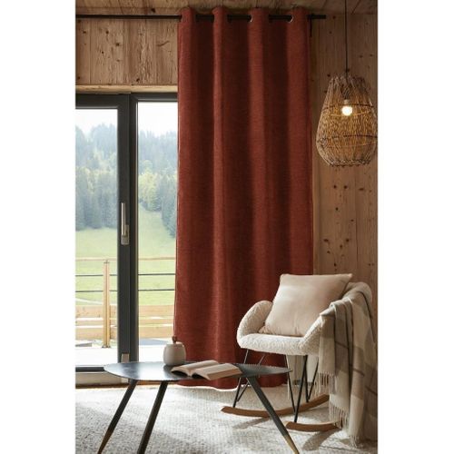 Rideau 140 X 240 Cm – Occultant Total et Thermique – Bjorn Terracotta