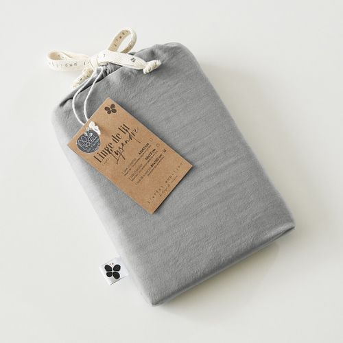 Taie D’oreiller 63 X 63 Cm En Lyocell - Modèle Lysandre Gris